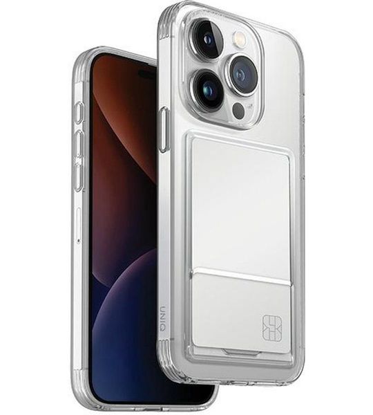 Uniq Air Fender Id-hoesje Voor Apple Iphone 15 Pro Transparant