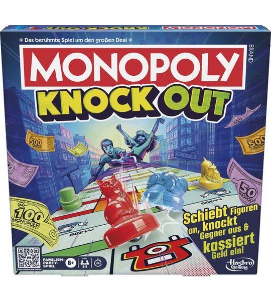 Monopoly Knockout, Bordspel, Economische simulatie, 8 jaar, 20 min