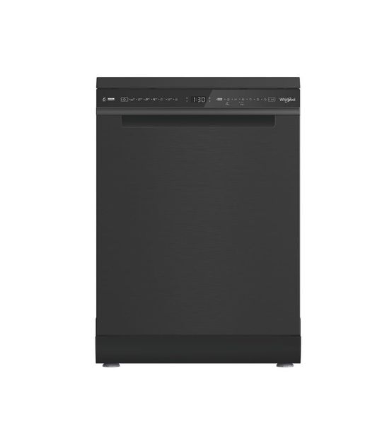 Whirlpool W8F HS61BS Vrijstaande vaatwasser Zwart