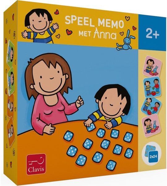 Speel memo met Anna. 2+