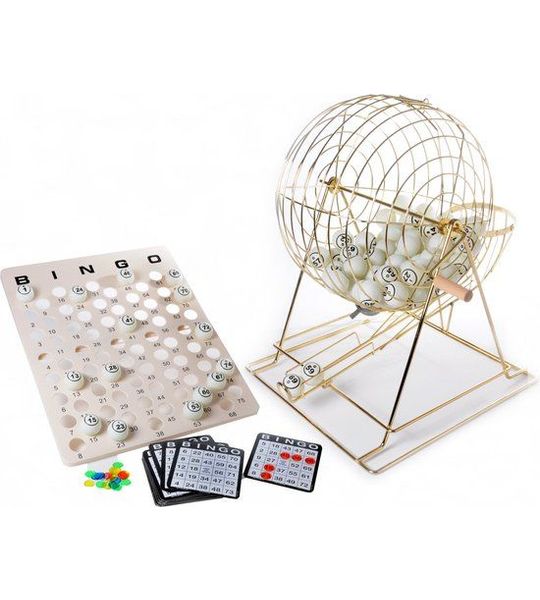 HOT Games Bingomolen XLgroot koper 50 cm.75 ballen
