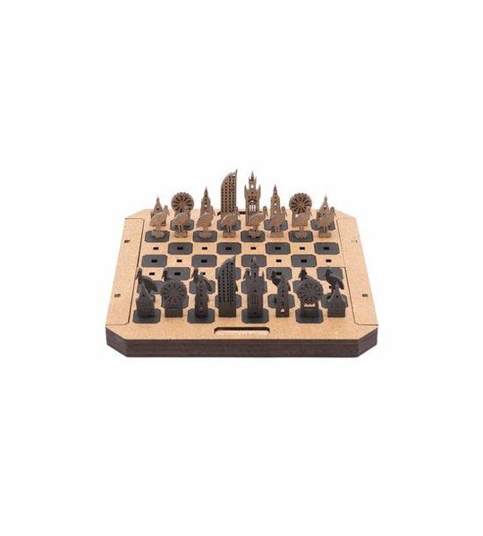 Meuq Design Den Haag - Bord Spel - Schaakset - Spellen - CityChess