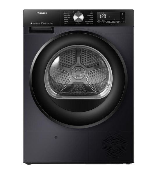 Hisense DH3S902BBCC Warmtepompdroger Zwart