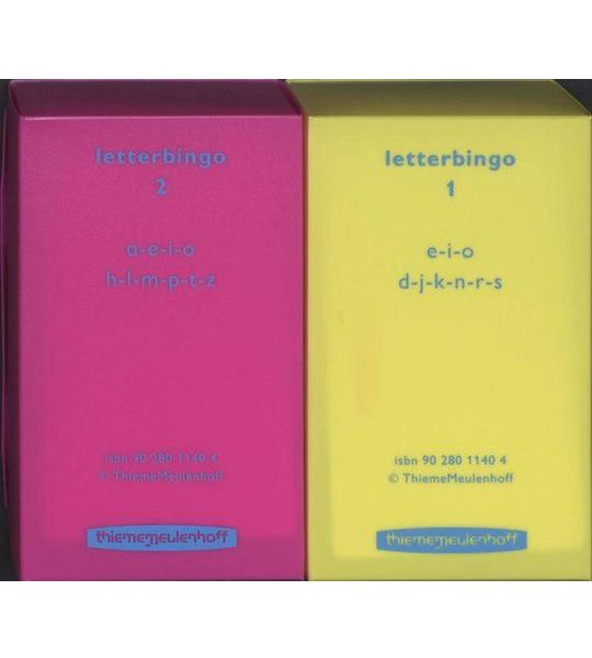 Leeslijn - Letterbingo (set 6 spellen)