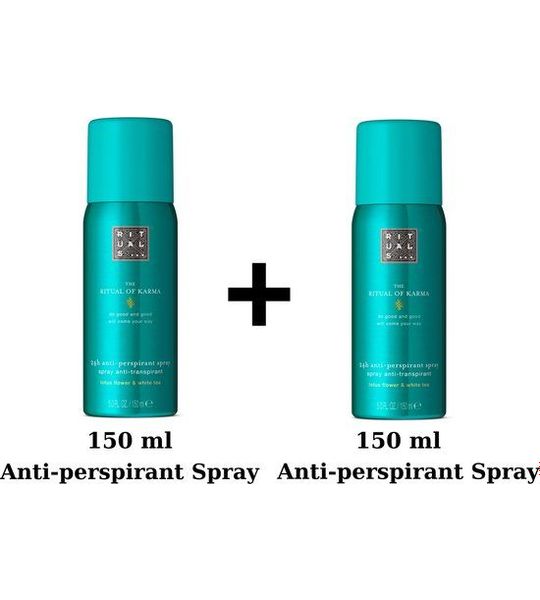 Rituals of Karma - Anti- Perspirant Spray - 2X 150 ml = 300 ml