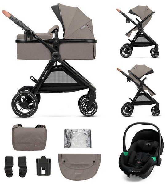 Kinderwagen Kinderkraft Esme V2 3-in-1 incl. Autostoel Sand Beige