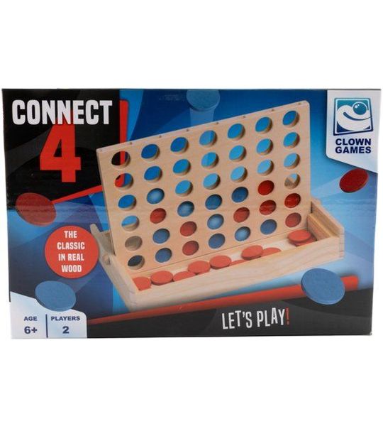 Clown Games - Houten Connect 4 - FSC Gecertificeerd