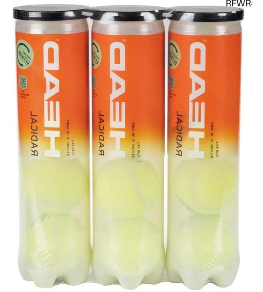 RFWR® Tennisballen Tripack - 3 tubes met 4 stuks voor alle baanoppervlakken