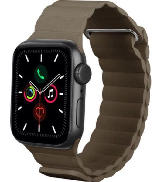 Just in case Magfit Strap Apple Watch 44-49mm Horlogebandje Koffie