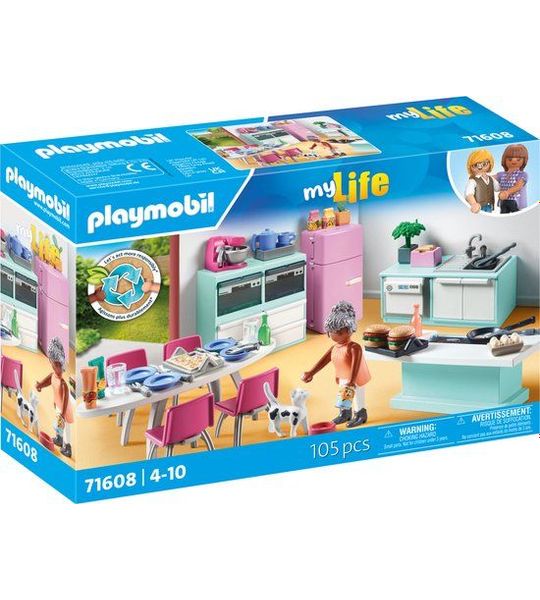 PLAYMOBIL My Life Keuken met eethoek - 71608