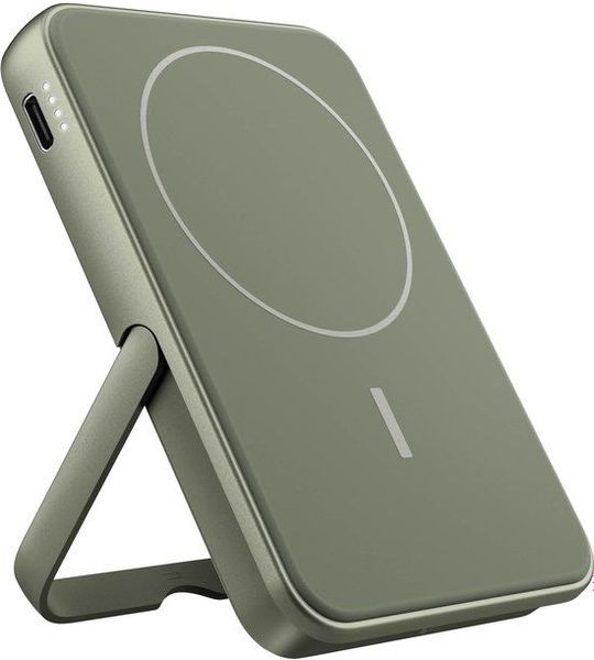 Fresh 'n Rebel 5000 Mah Draadloos Opladen Magnet Wireless Powerbank Groen
