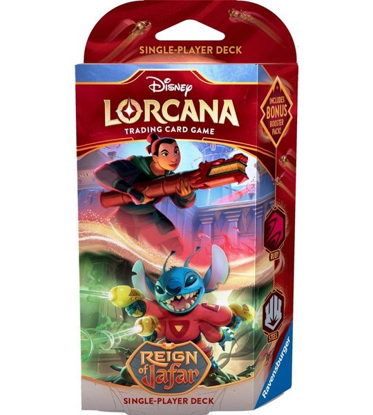 Disney Lorcana: Reign of Jafar Mulan & Stitch Starter Deck