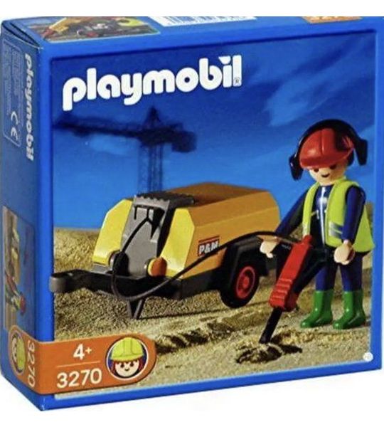 Playmobil 3270 Bouwvakker met Drilboor