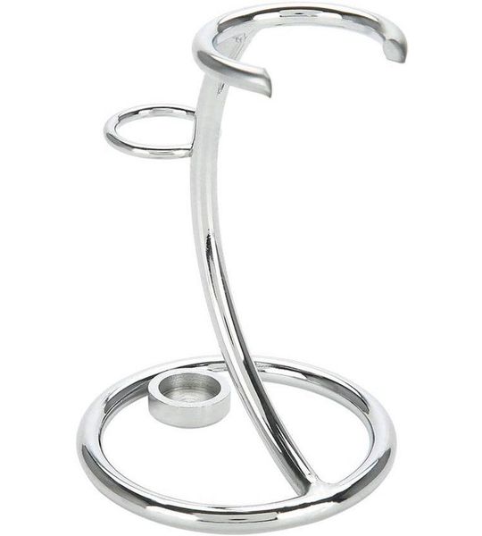 Scheerkwast Houder - Borstelhouder - Heren - RVS - Zilver - 1 stuk