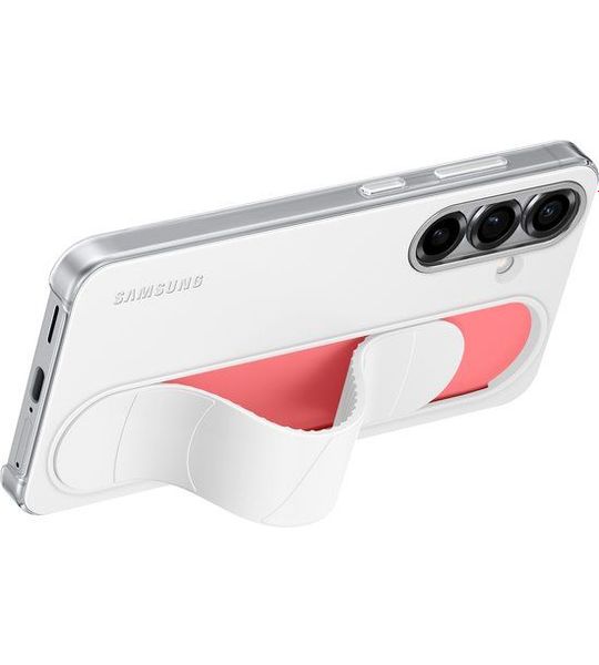 Samsung Standing Grip Telefoonhoesje Voor Samsung Galaxy S25 Plus Wit