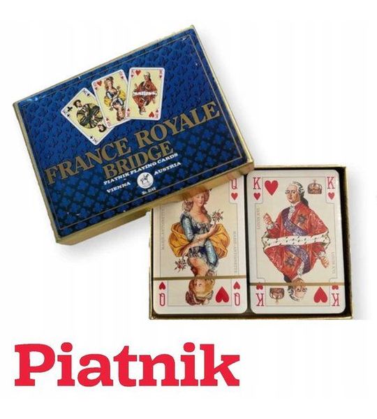 Piatnik Speelkaarten Franse Koningen Royalebrug 2 Dek