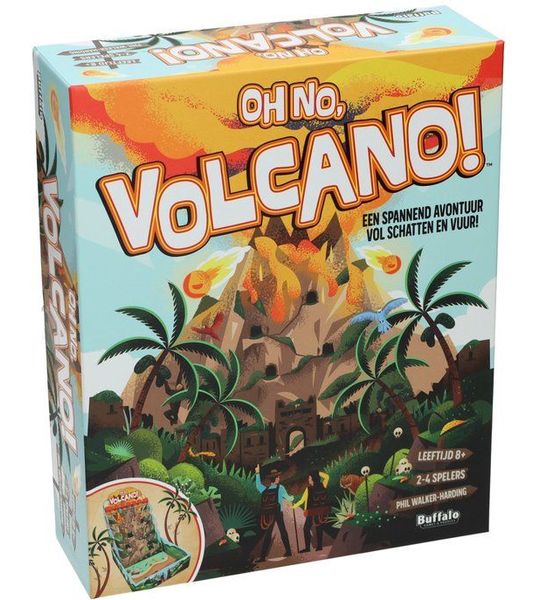 Oh No Volcano Kaartspel - 2-4 Spelers