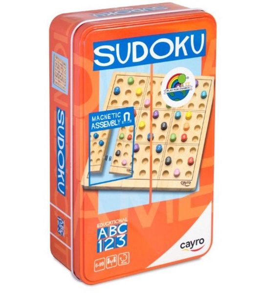 SUDOKU METAL BOX - Geronimo games - Cayro - Travel spel