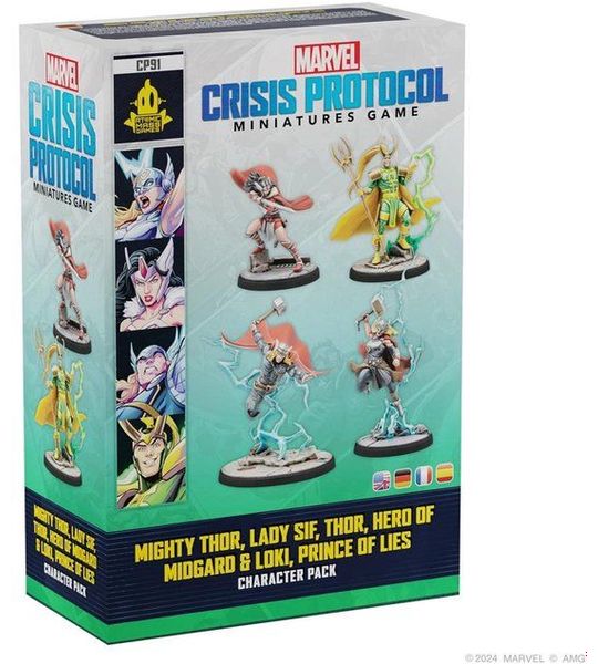 ATOMIC MASS GAMES Marvel CP Mighty Thor Lady Sif Thor & Loki - EN