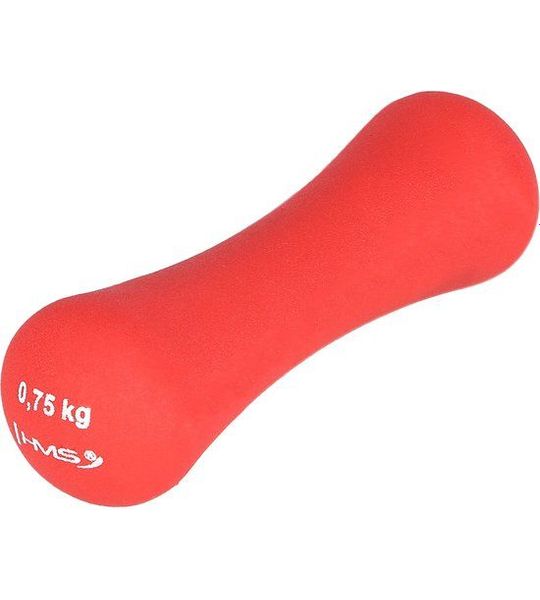 HMS Fitness Gietijzeren Dumbbell met Neopreen Coating - 0,75 kg