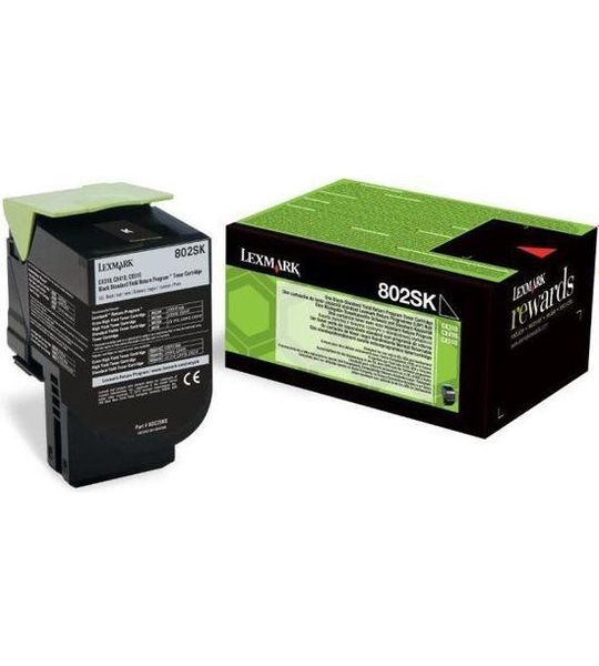 Lexmark 80C2SK0 zwart