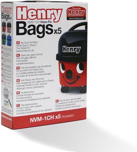 Numatic DUSTBAG NVM-1CH (5 STUKS) Stofzak