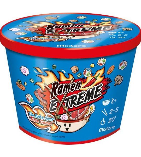 Mixlore Ramen Extreme - Dobbelspel voor kenners - Maak het pittiger