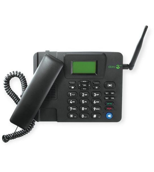Doro 4100h 4g Bureautelefoon Met Simfunctie Zwart