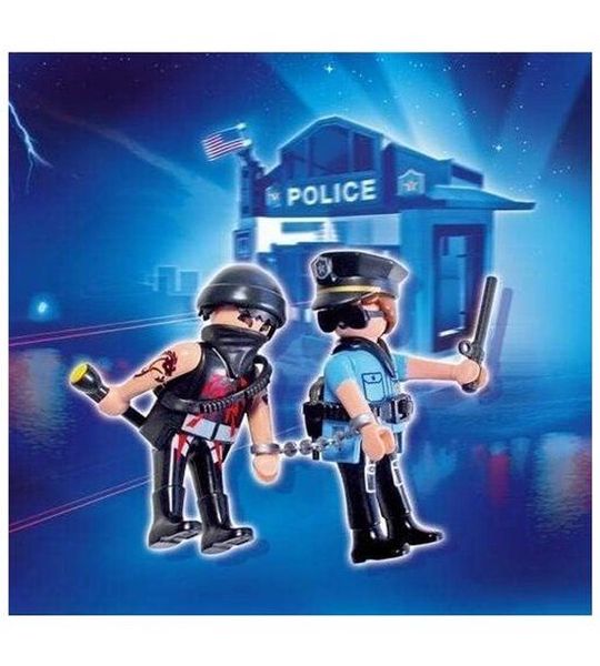 PLAYMOBIL® Duo pak politieagent en crimineel - P-5816