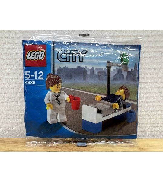 LEGO 4936 City - Dokter en Patiënt (Polybag)