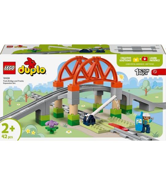 LEGO DUPLO - Stad Treinbrug en rails uitbreidingsset - 10426