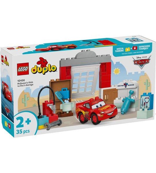 LEGO DUPLO Disney en Pixar Cars McQueens Bezoek aan Docs Garage - 10456
