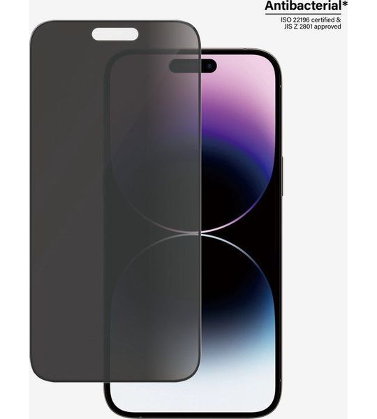 PanzerGlass Apple Iphone (2022) Pro Max 6.7 Uwf Privacy - Anti-bacterial With Easyaligner Screenprotector