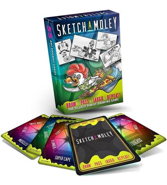 Sketch a Moley tekenspel - Engelstalig - 1 tot 6 spelers