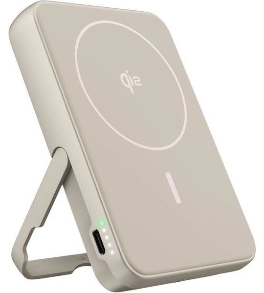 Fresh 'n Rebel Magnet Wireless Powerbank 10000 Mah Qi2 15w - Silky Sand Beige
