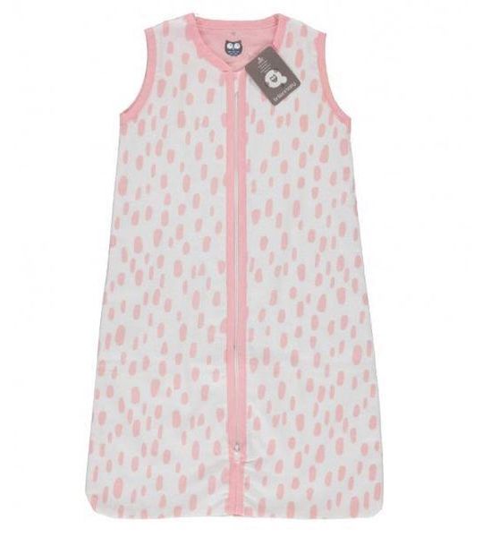 Slaapzak Zomer Briljant Baby Dots White/Powder Pink 70cm