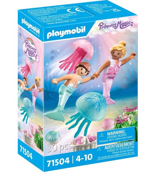 PLAYMOBIL Princess Magic Zeemeerminkinderen met kwallen - 71504