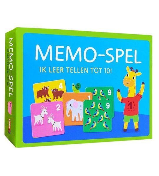 Deltas Ik leer tellen tot 10! Memo-spel