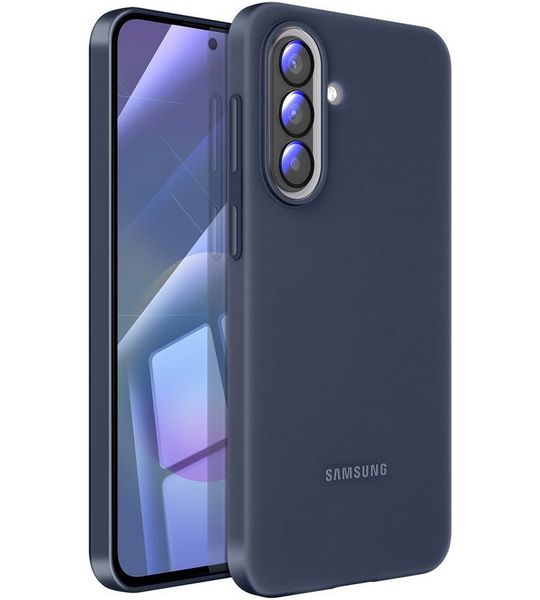 Samsung Silicone Telefoonhoesje Voor Samsung Galaxy A57 Donker Blauw
