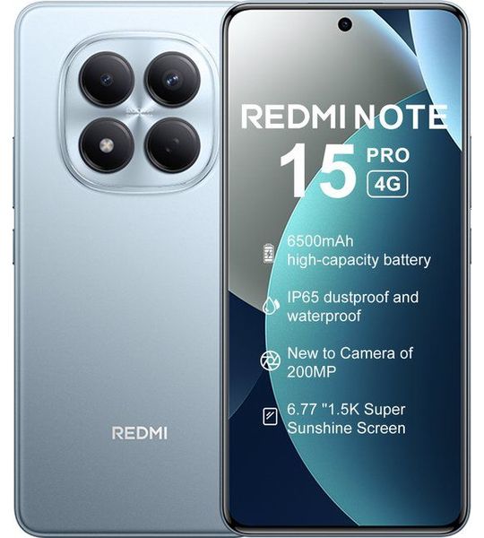 Xiaomi Redmi Note 15 Pro 8gb/256gb Blauw - 256 Gb