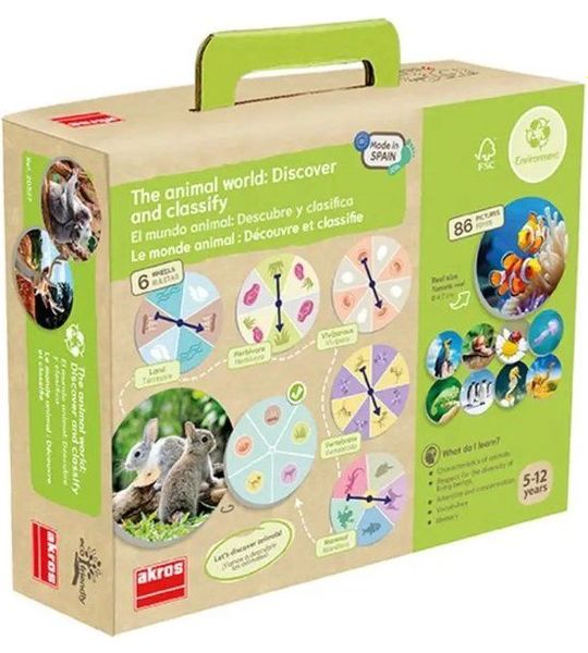 Dierenwereld classificeren - Akros - dierensoorten - biologie