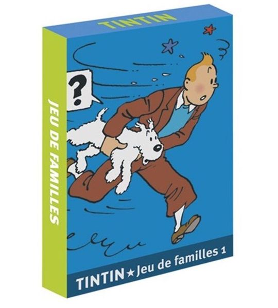 Kuifje Familiespel Kwartet Blauw