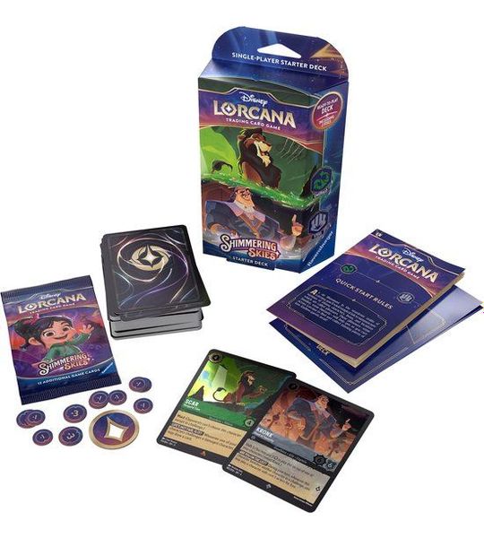 Disney Lorcana: Starter Deck Scar & Kronk Set 5 – Trading Card Game (ENG)