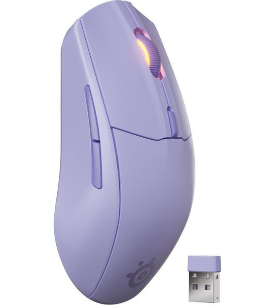 SteelSeries Rival 3 Wireless Gen 2 Gamingmuis Lavender