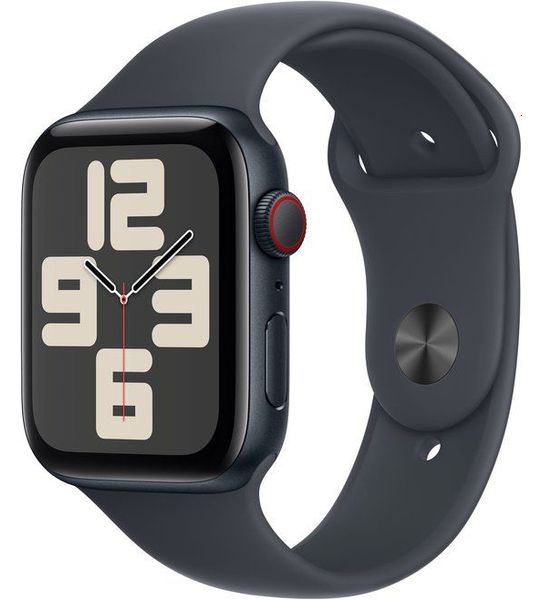 Apple Watch Se GPs + Cellular 44mm Midnight Sport Band S/m Smartwatch Aluminium