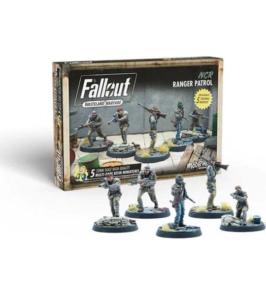 Fallout: Wasteland Warfare - NCR: Ranger Patrol - EN - Ongeschilderd
