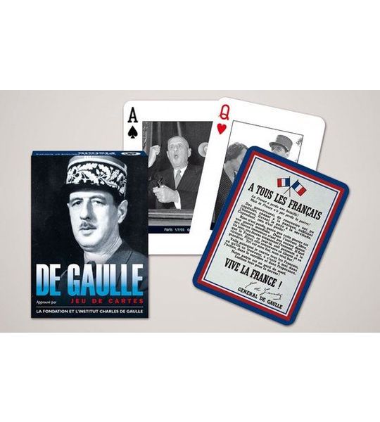 Piatnik De Gaulle Speelkaarten - Single Deck