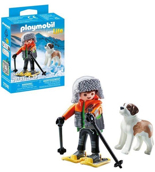 PLAYMOBIL® Wandelaar met sint-bernardshond - P-71741