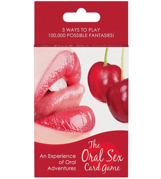 Kheper Games Love Games ORAL SEX CARD GAME Rood