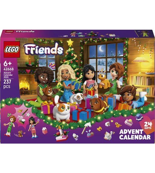 LEGO® Friends Adventkalender 2025, Kerstspeelset - 42668